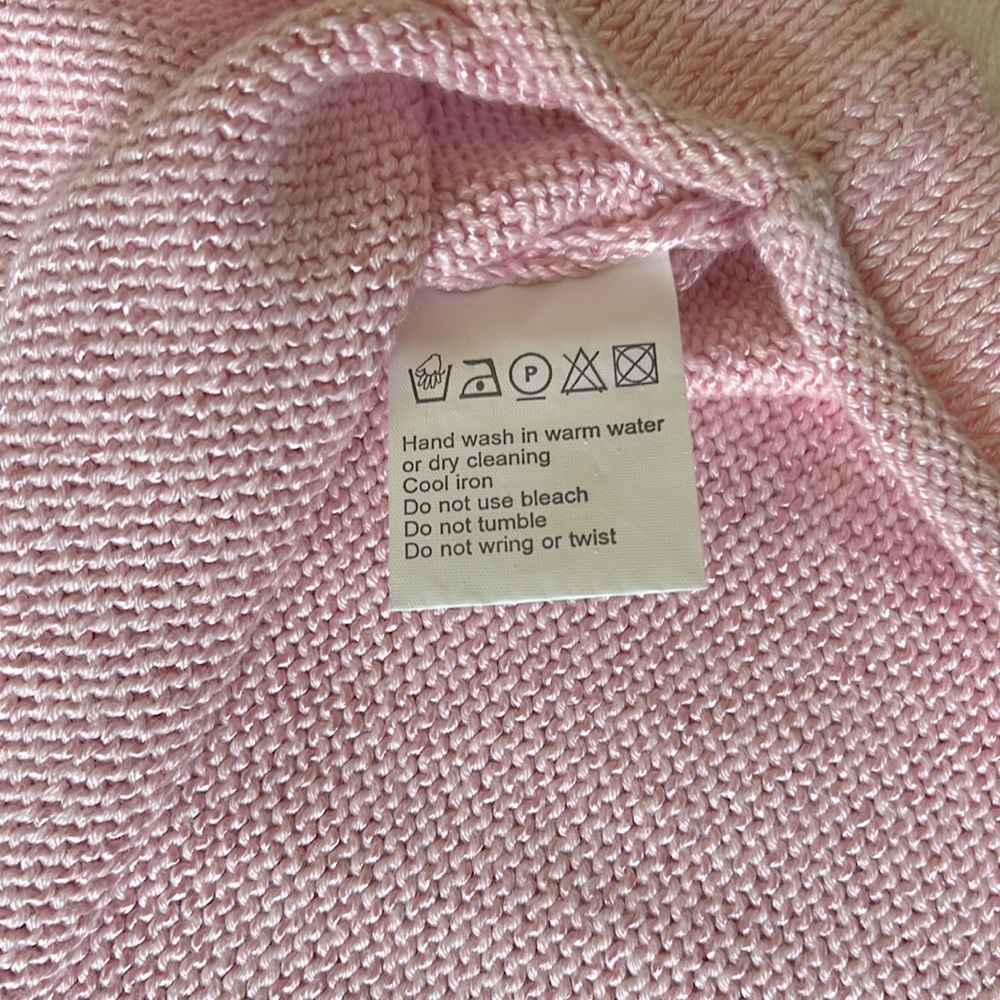 Olsen Soft Pink Sweater - Picture 9 of 10